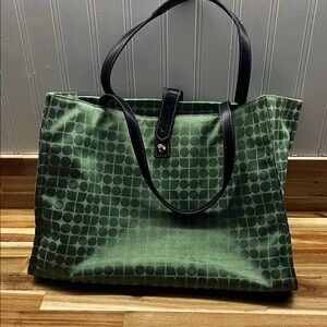 Kate Spade Green Geometric Tote